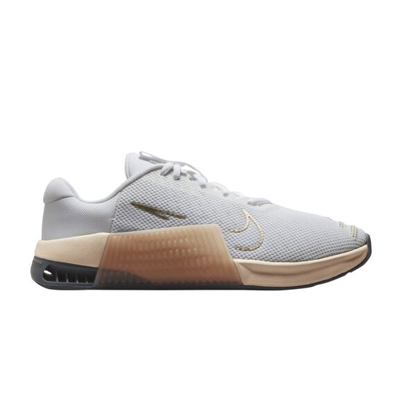 Nike Womens Metcon 9 'White Metallic Gold Sanddrift' NEW Size 10 - Picture 2 of 14